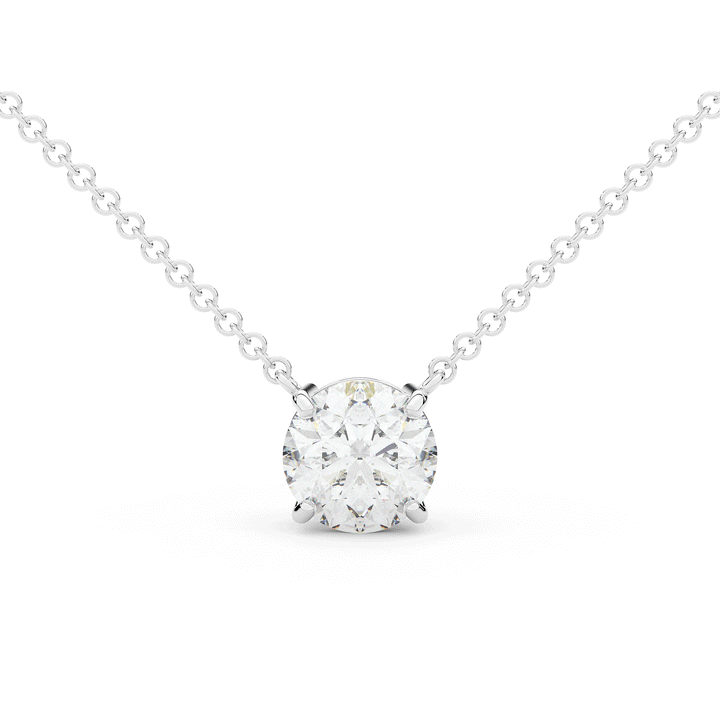 2.00CT ROUND CERTIFIED LAB DIAMOND SOLITAIRE PENDANT