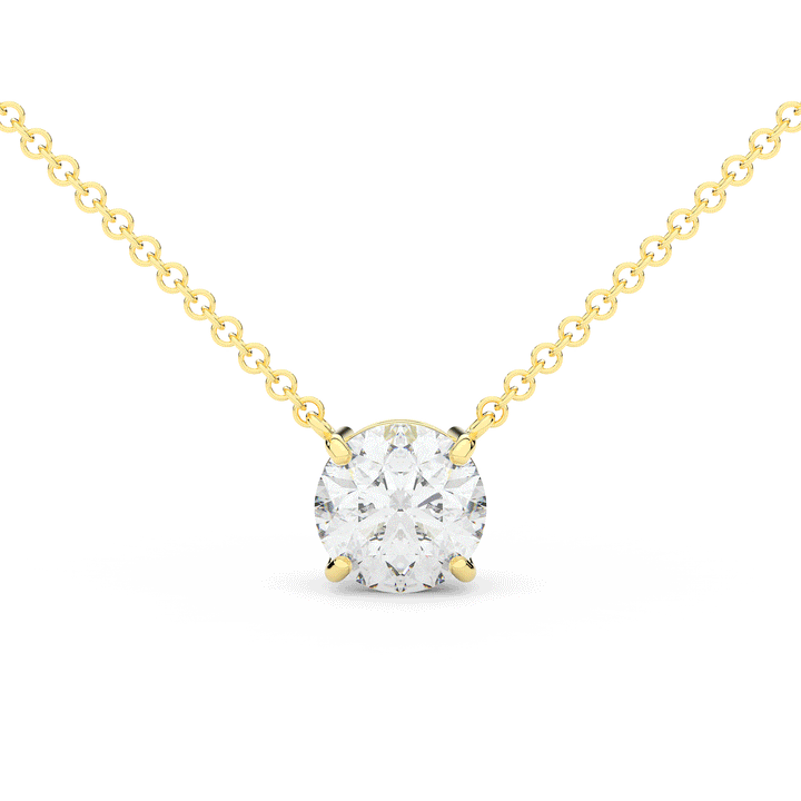 2.00CT ROUND CERTIFIED LAB DIAMOND SOLITAIRE PENDANT