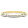 6.50CT.TW EMERALD CUT LAB DIAMOND BANGLE