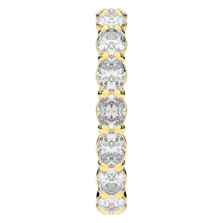 2.00CT.TW OVAL LAB DIAMOND ETERNITY WEDDING BAND* - Nazarelle