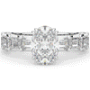 3.75CT.TW OVAL LAB DIAMOND SOLITAIRE ENGAGEMENT RING