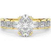 3.75CT.TW OVAL LAB DIAMOND SOLITAIRE ENGAGEMENT RING