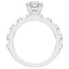 3.75CT.TW OVAL LAB DIAMOND SOLITAIRE ENGAGEMENT RING