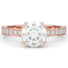 2.60CT.TW ROUND LAB DIAMOND SOLITAIRE ENGAGEMENT RING