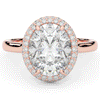 4.40CT.TW OVAL LAB DIAMOND HALO ENGAGEMENT RING