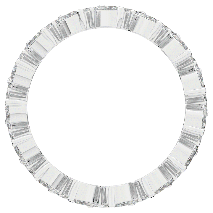 1.30CT.TW MARQUISE LAB DIAMOND ETERNITY WEDDING BAND