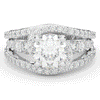 3.30CT.TW ROUND LAB DIAMOND ENGAGEMENT RING