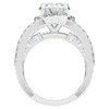 3.30CT.TW ROUND LAB DIAMOND ENGAGEMENT RING