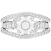 3.30CT.TW ROUND LAB DIAMOND ENGAGEMENT RING