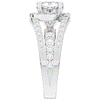 3.30CT.TW CUSHION LAB DIAMOND ENGAGEMENT RING