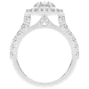 3.10CT.TW PEAR LAB DIAMOND HALO ENGAGEMENT RING