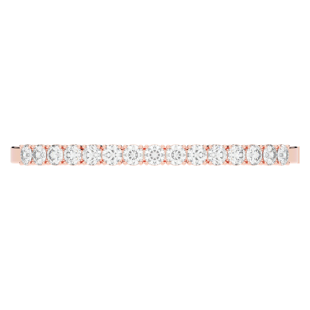 4.70CT.TW ROUND LAB DIAMOND BANGLE