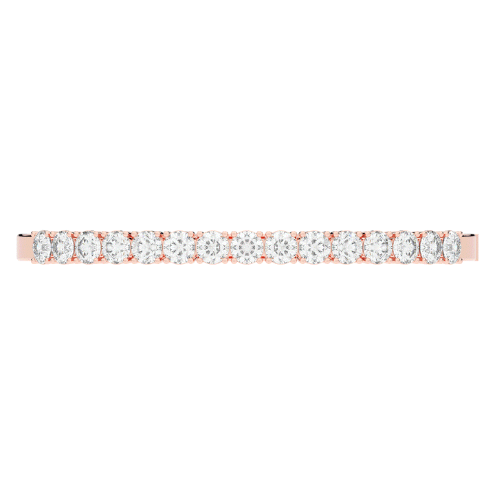 4.70CT.TW ROUND LAB DIAMOND BANGLE