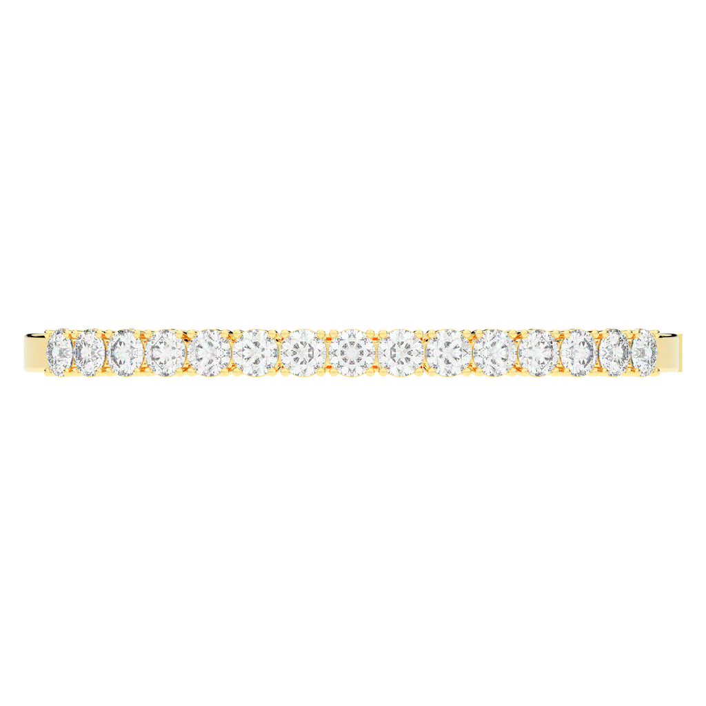 4.70CT.TW ROUND LAB DIAMOND BANGLE