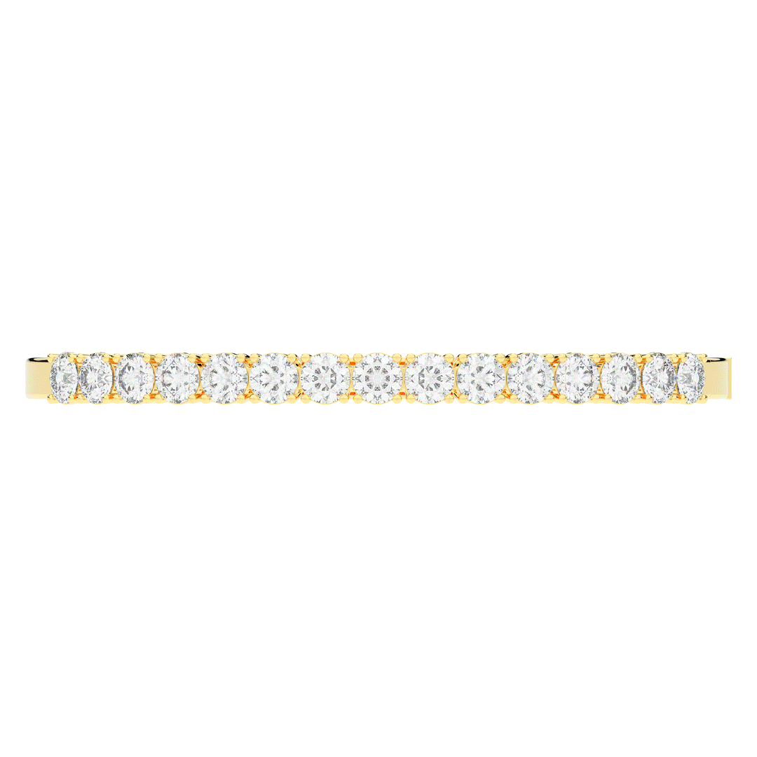 4.70CT.TW ROUND LAB DIAMOND BANGLE