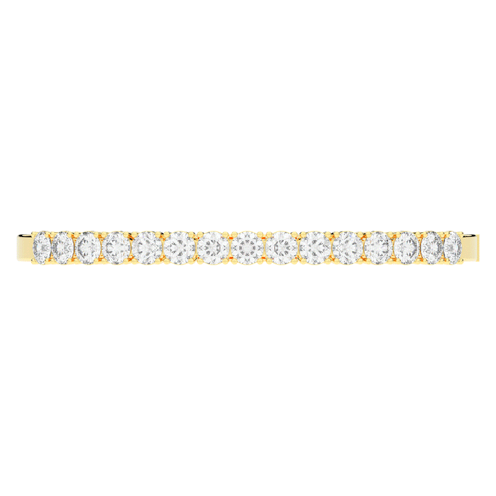 4.70CT.TW ROUND LAB DIAMOND BANGLE