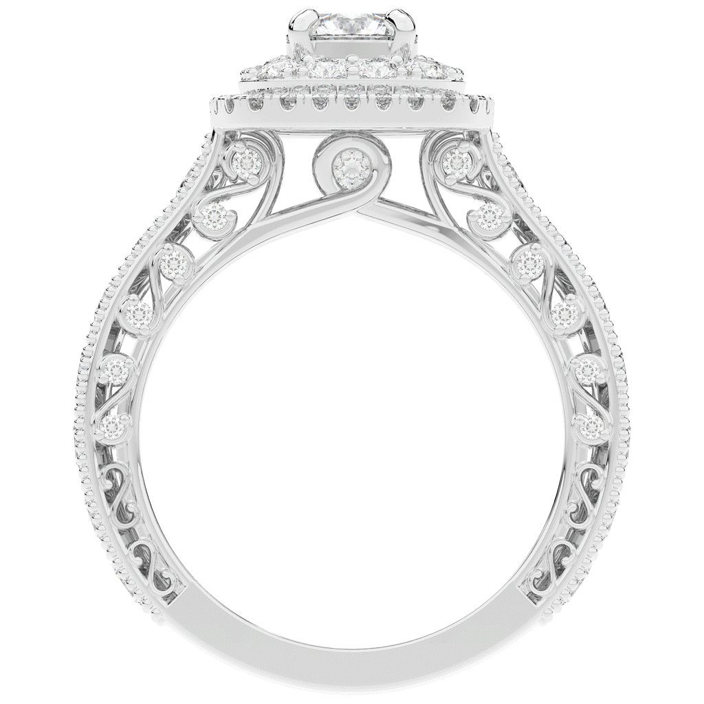 2.30CT.TW ROUND LAB DIAMOND ENGAGEMENT RING