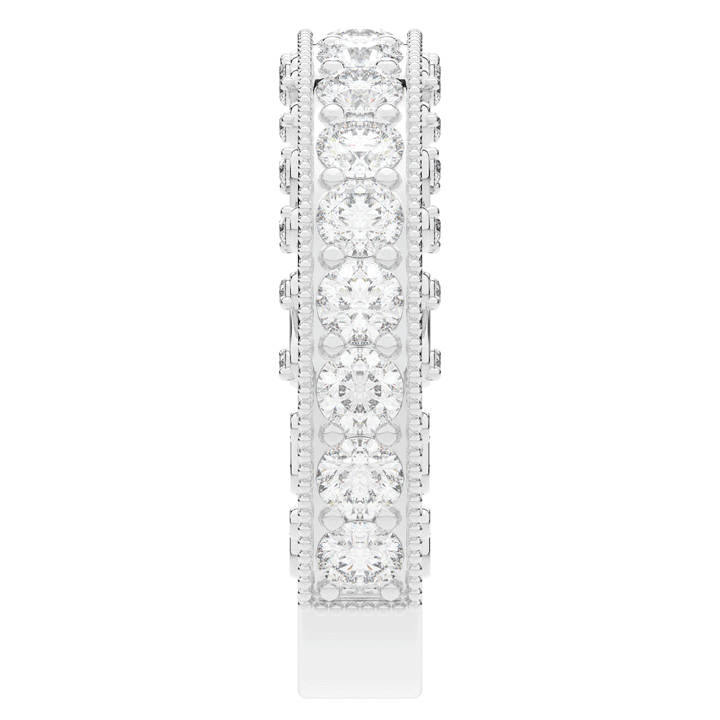 1.45CT.TW ROUND LAB DIAMOND WEDDING BAND