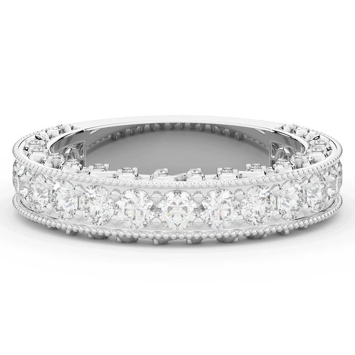 1.45CT.TW ROUND LAB DIAMOND WEDDING BAND