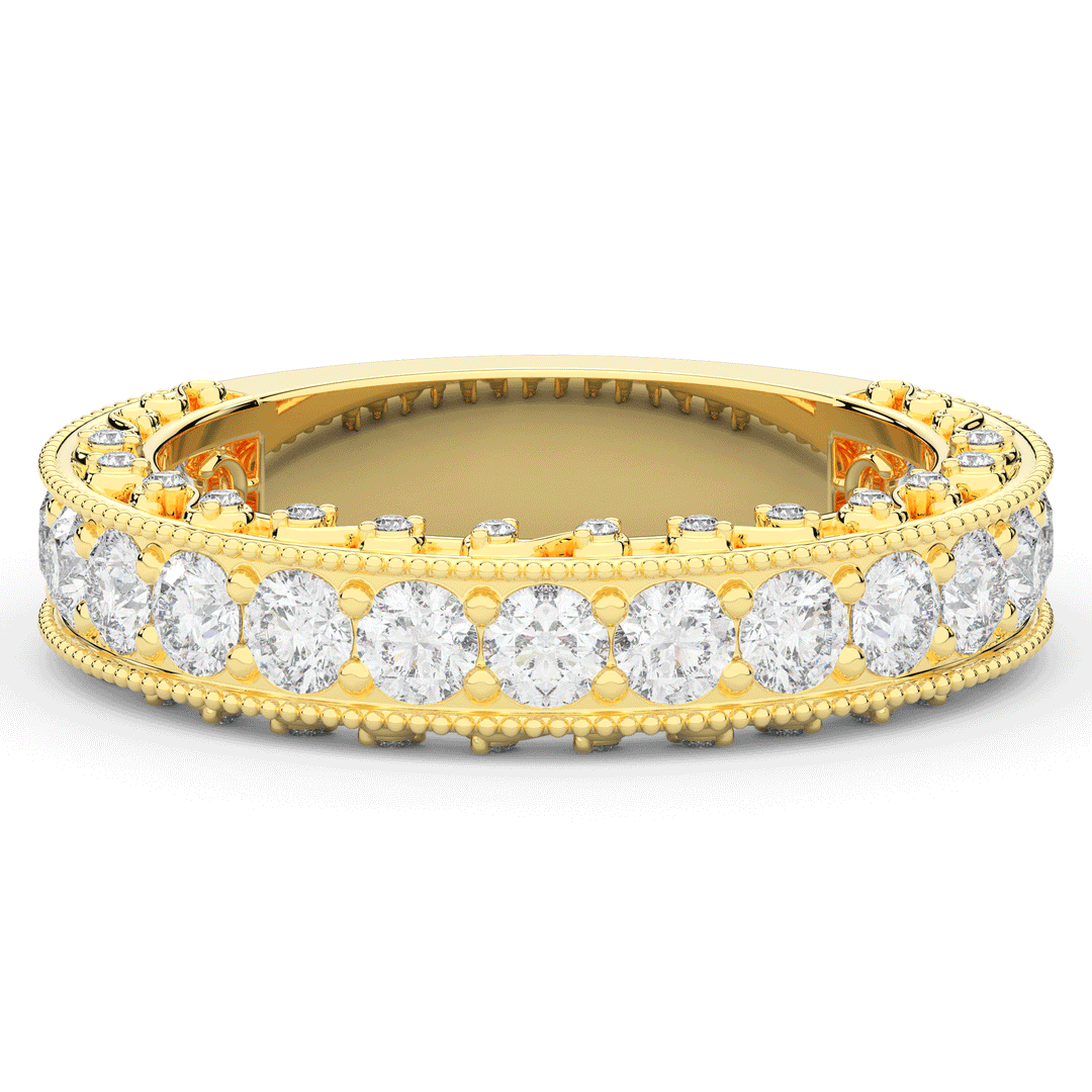 1.45CT.TW ROUND LAB DIAMOND WEDDING BAND