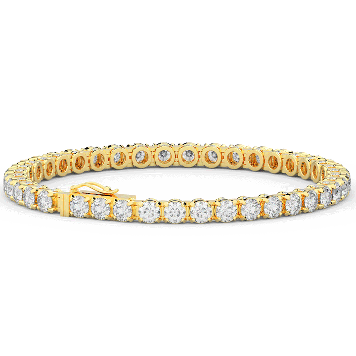 10.50CT.TW ROUND LAB DIAMOND TENNIS BRACELET - Nazarelle