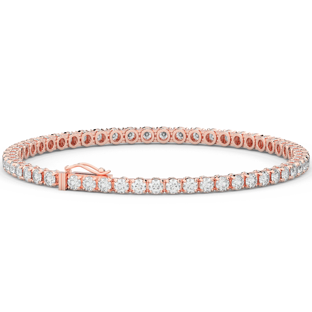 5.75CT.TW ROUND LAB DIAMOND TENNIS BRACELET - Nazarelle