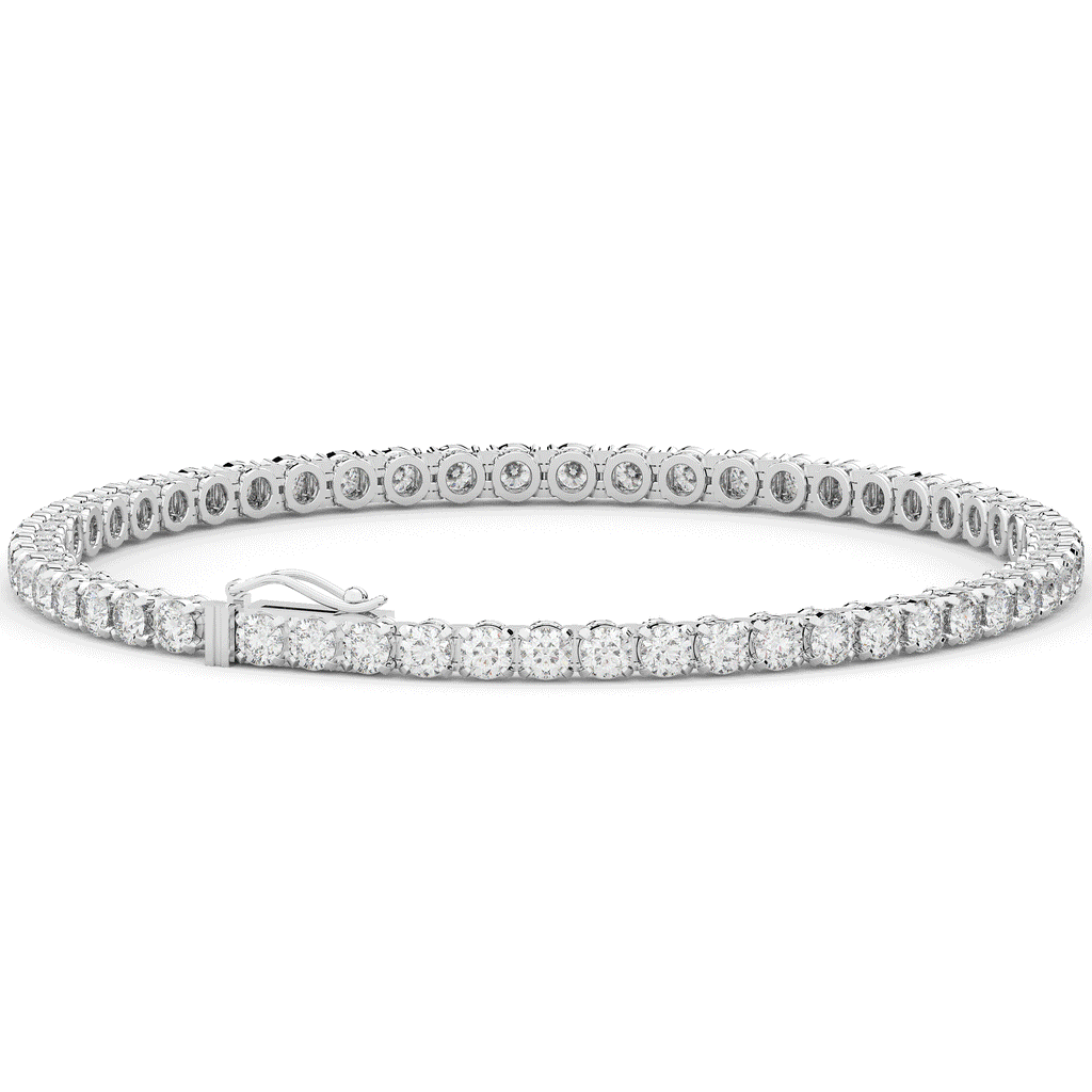 5.75CT.TW ROUND LAB DIAMOND TENNIS BRACELET - Nazarelle