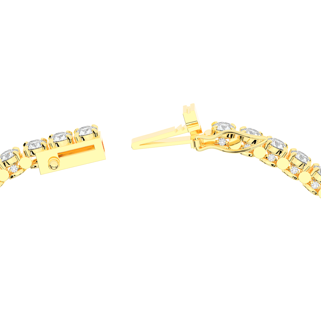 5.75CT.TW ROUND LAB DIAMOND TENNIS BRACELET - Nazarelle