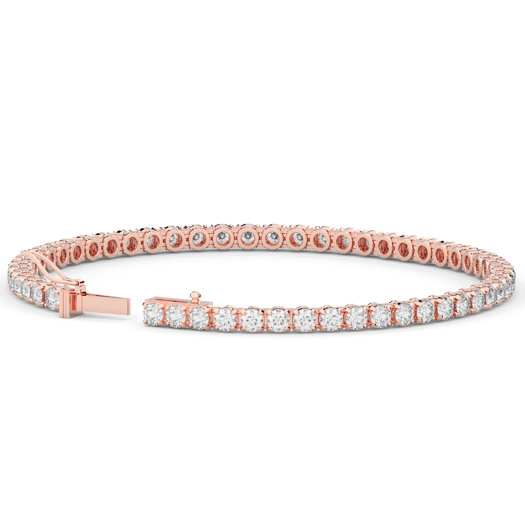 5.75CT.TW ROUND LAB DIAMOND TENNIS BRACELET - Nazarelle