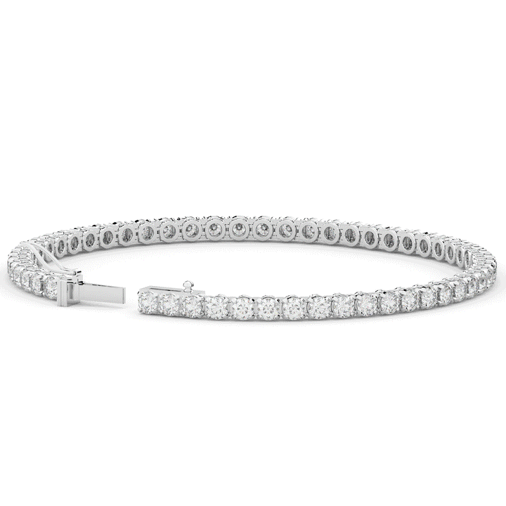 5.75CT.TW ROUND LAB DIAMOND TENNIS BRACELET - Nazarelle