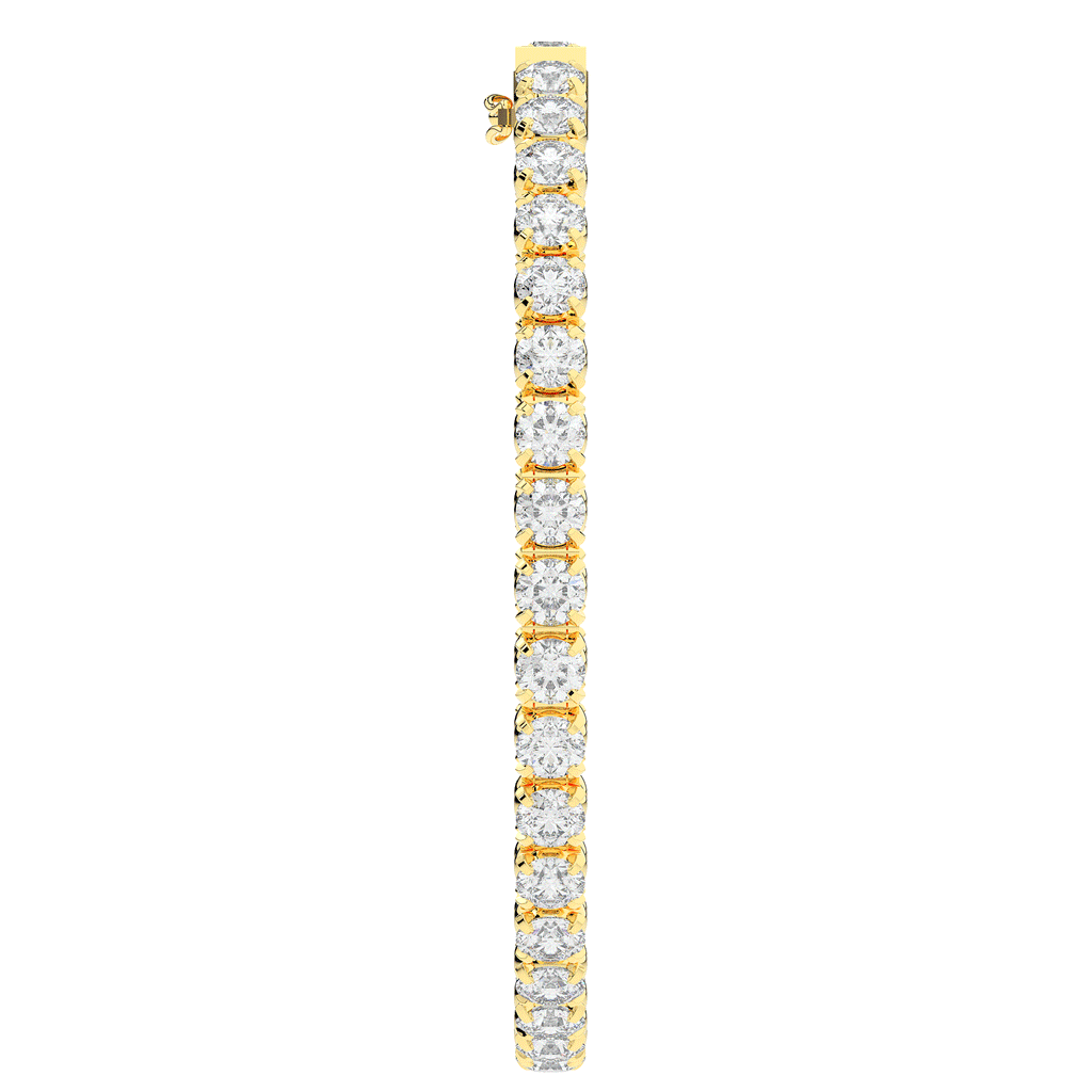 10.50CT.TW ROUND LAB DIAMOND TENNIS BRACELET - Nazarelle