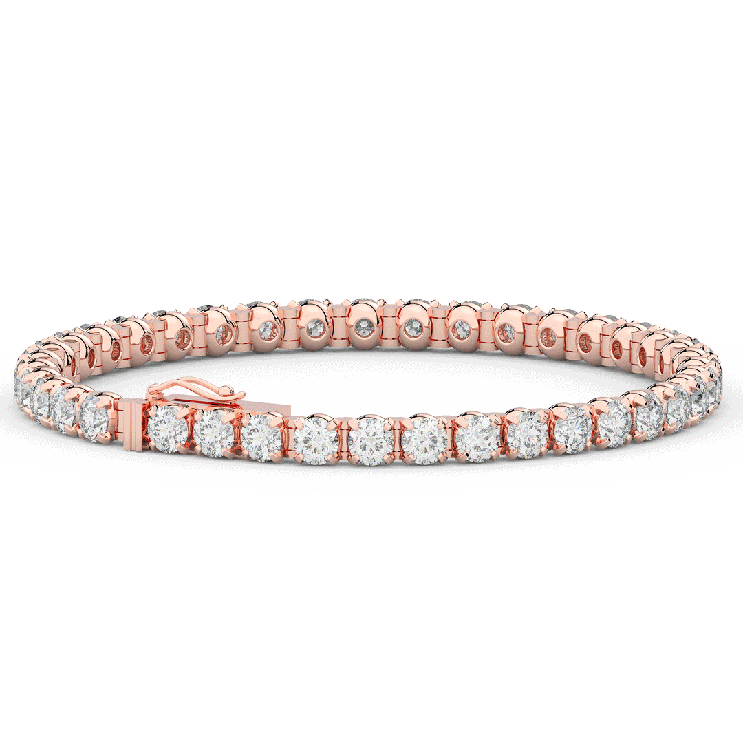 10.50CT.TW ROUND LAB DIAMOND TENNIS BRACELET - Nazarelle