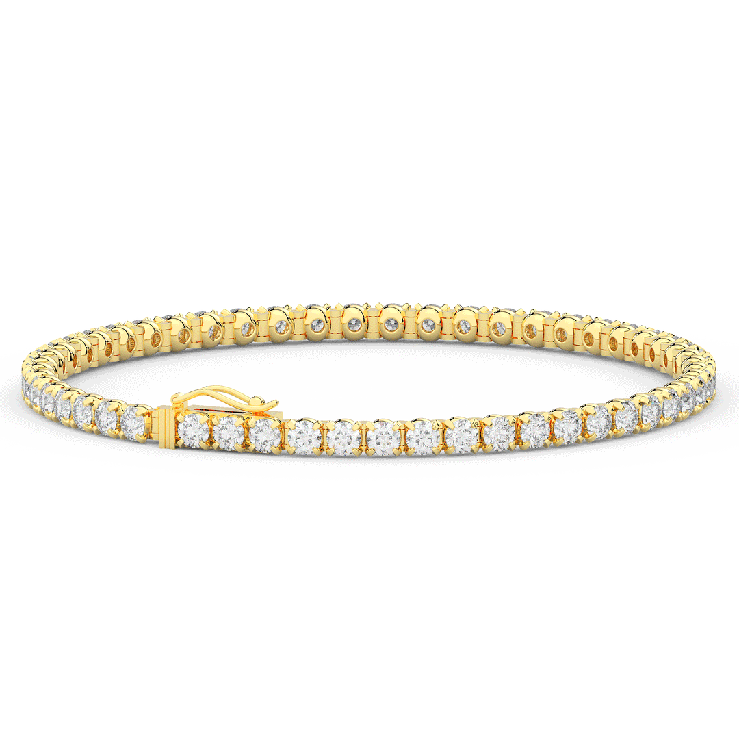 5.30CT.TW ROUND LAB DIAMOND TENNIS BRACELET - Nazarelle