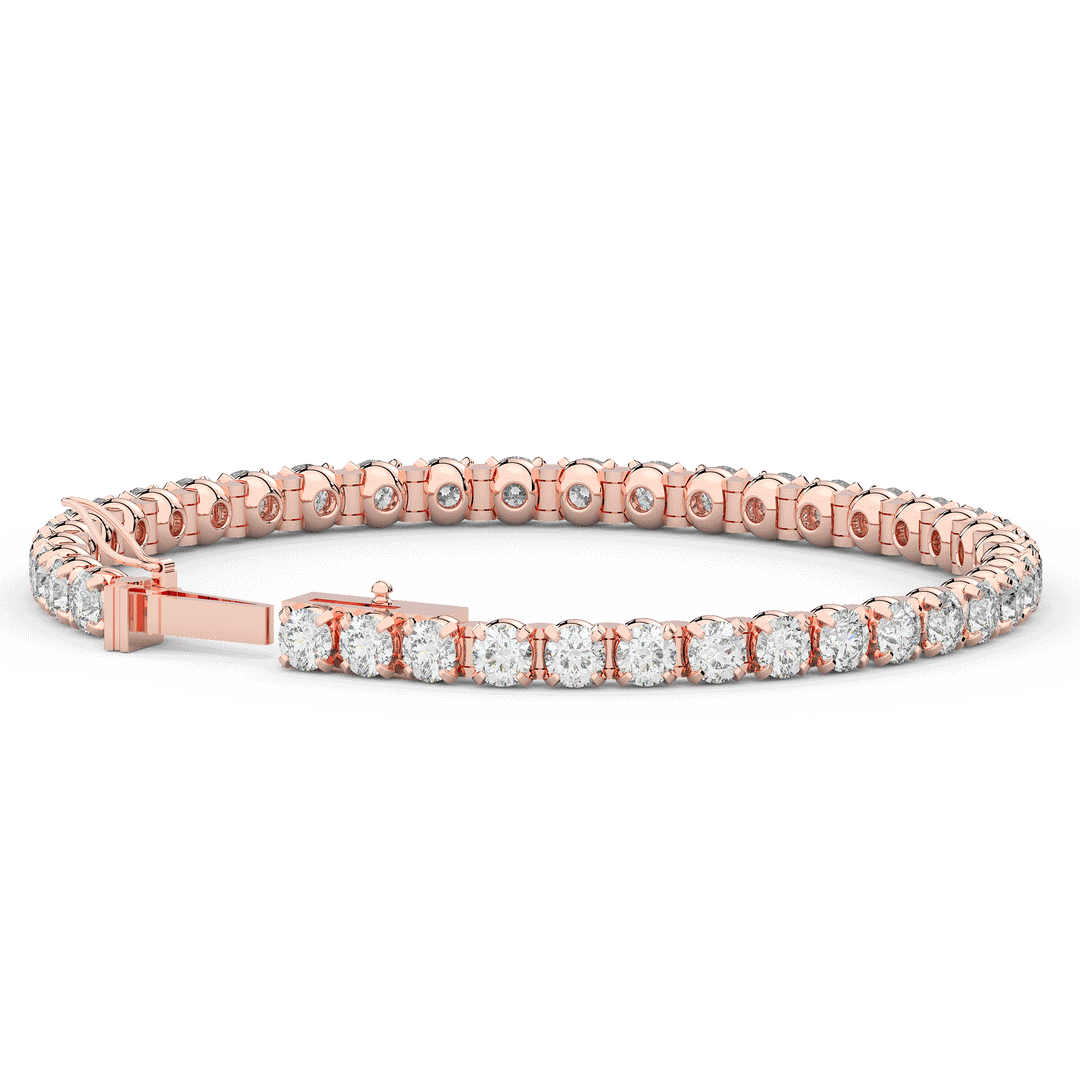 10.50CT.TW ROUND LAB DIAMOND TENNIS BRACELET - Nazarelle