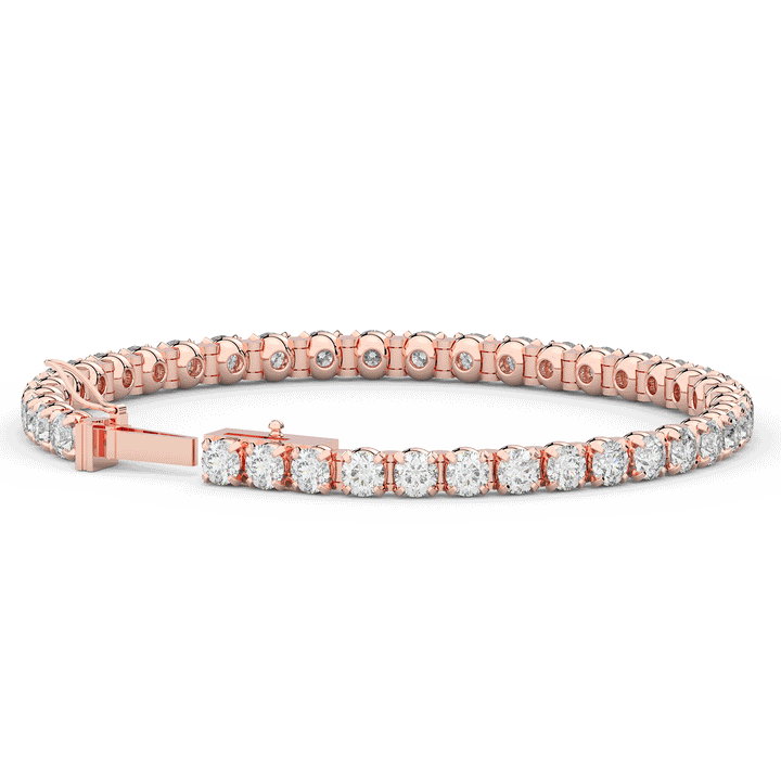 10.50CT.TW ROUND LAB DIAMOND TENNIS BRACELET - Nazarelle