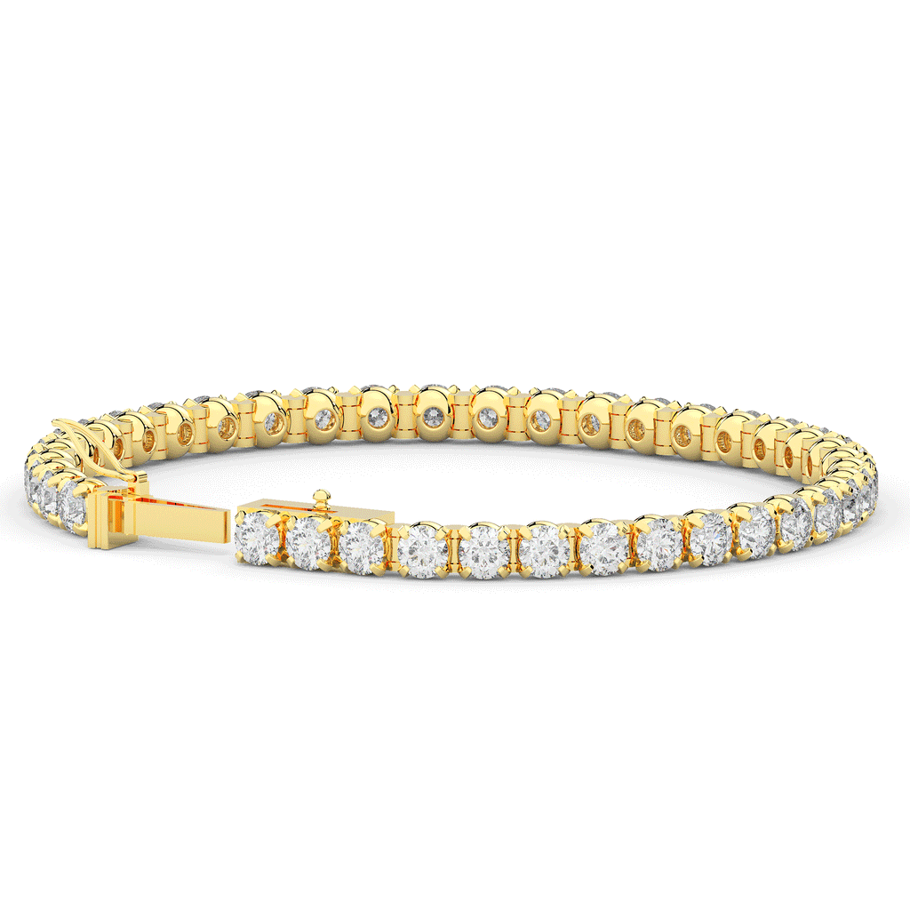 10.50CT.TW ROUND LAB DIAMOND TENNIS BRACELET - Nazarelle