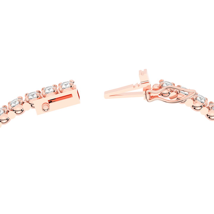 5.30CT.TW ROUND LAB DIAMOND TENNIS BRACELET - Nazarelle