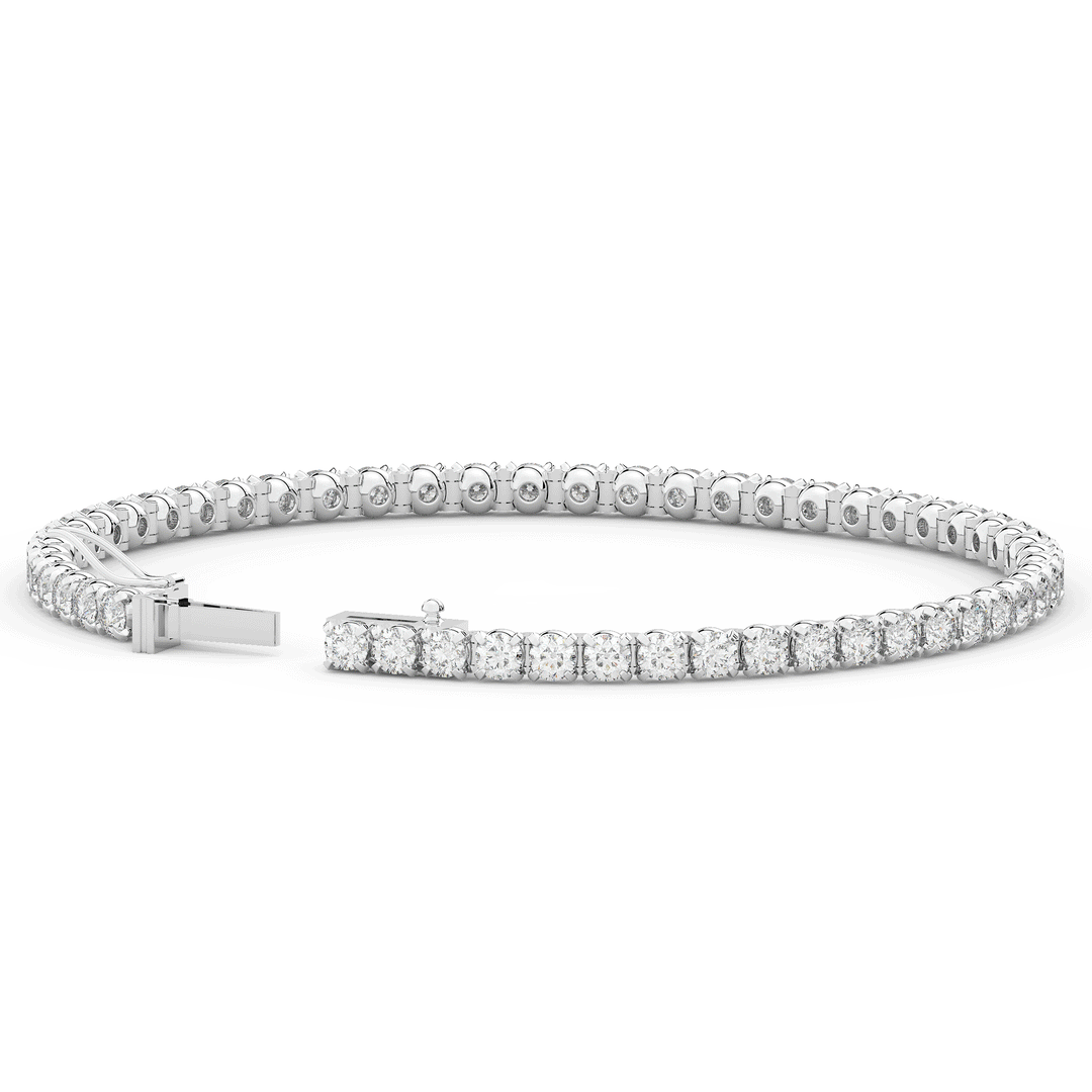 5.30CT.TW ROUND LAB DIAMOND TENNIS BRACELET - Nazarelle