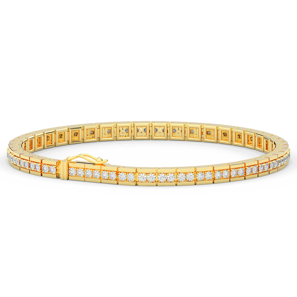 1.90CT.TW ROUND LAB DIAMOND TENNIS BRACELET - Nazarelle