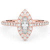 0.80CT.TW MARQUISE LAB DIAMOND HALO ENGAGEMENT RING