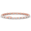 9.25CT.TW OVAL AND ROUND LAB DIAMOND TENNIS BRACELET - Nazarelle