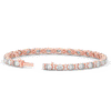 9.25CT.TW OVAL AND ROUND LAB DIAMOND TENNIS BRACELET - Nazarelle