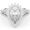 3.60CT.TW ROUND LAB DIAMOND ENGAGEMENT RING