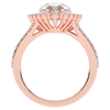 3.60CT.TW ROUND LAB DIAMOND ENGAGEMENT RING