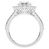 3.60CT.TW ROUND LAB DIAMOND ENGAGEMENT RING