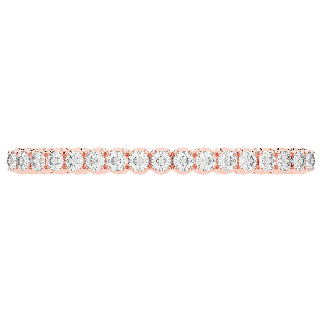 5.00CT.TW ROUND LAB DIAMOND BANGLE