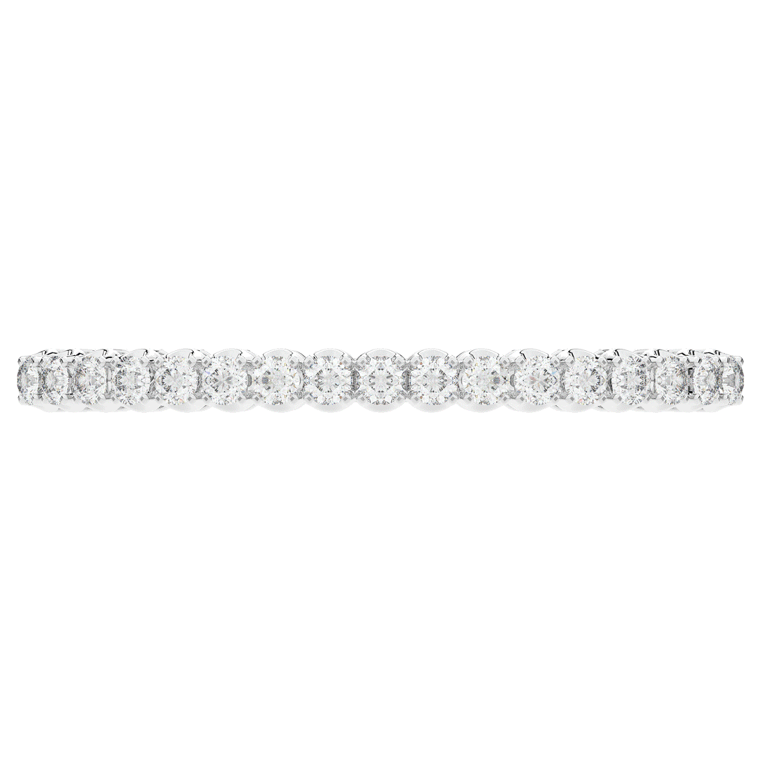 5.00CT.TW ROUND LAB DIAMOND BANGLE