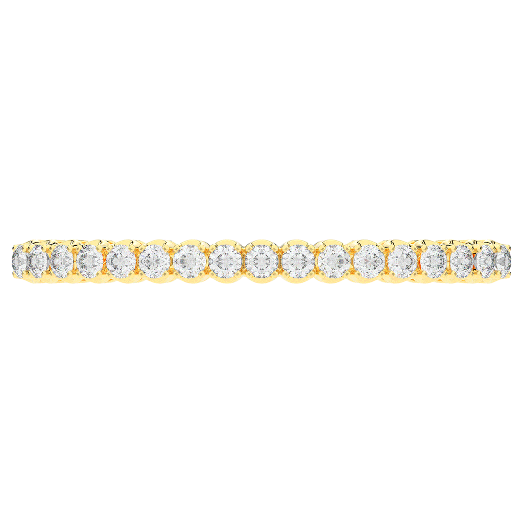 5.00CT.TW ROUND LAB DIAMOND BANGLE