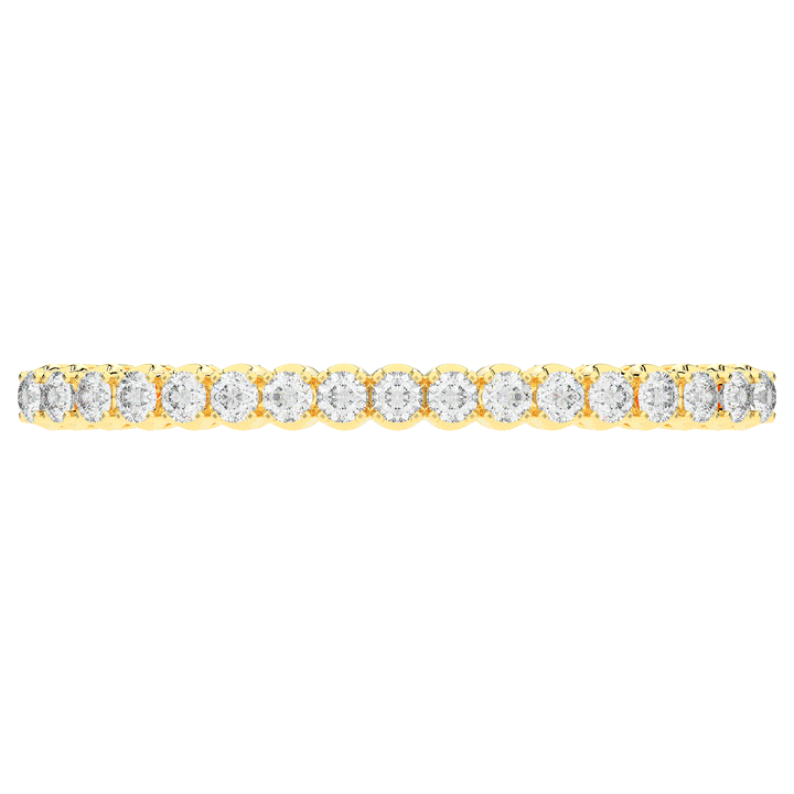 5.00CT.TW ROUND LAB DIAMOND BANGLE