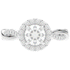 1.30CT.TW ROUND LAB DIAMOND ENGAGEMENT RING